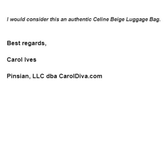 authentic CELINE Beige Tone Luggage Tote Bag - Picture 12 of 12